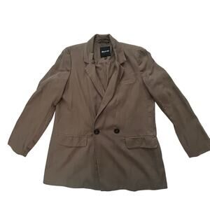 Madewell Brown Double Breasted Blazer Women’s Medium Tailored